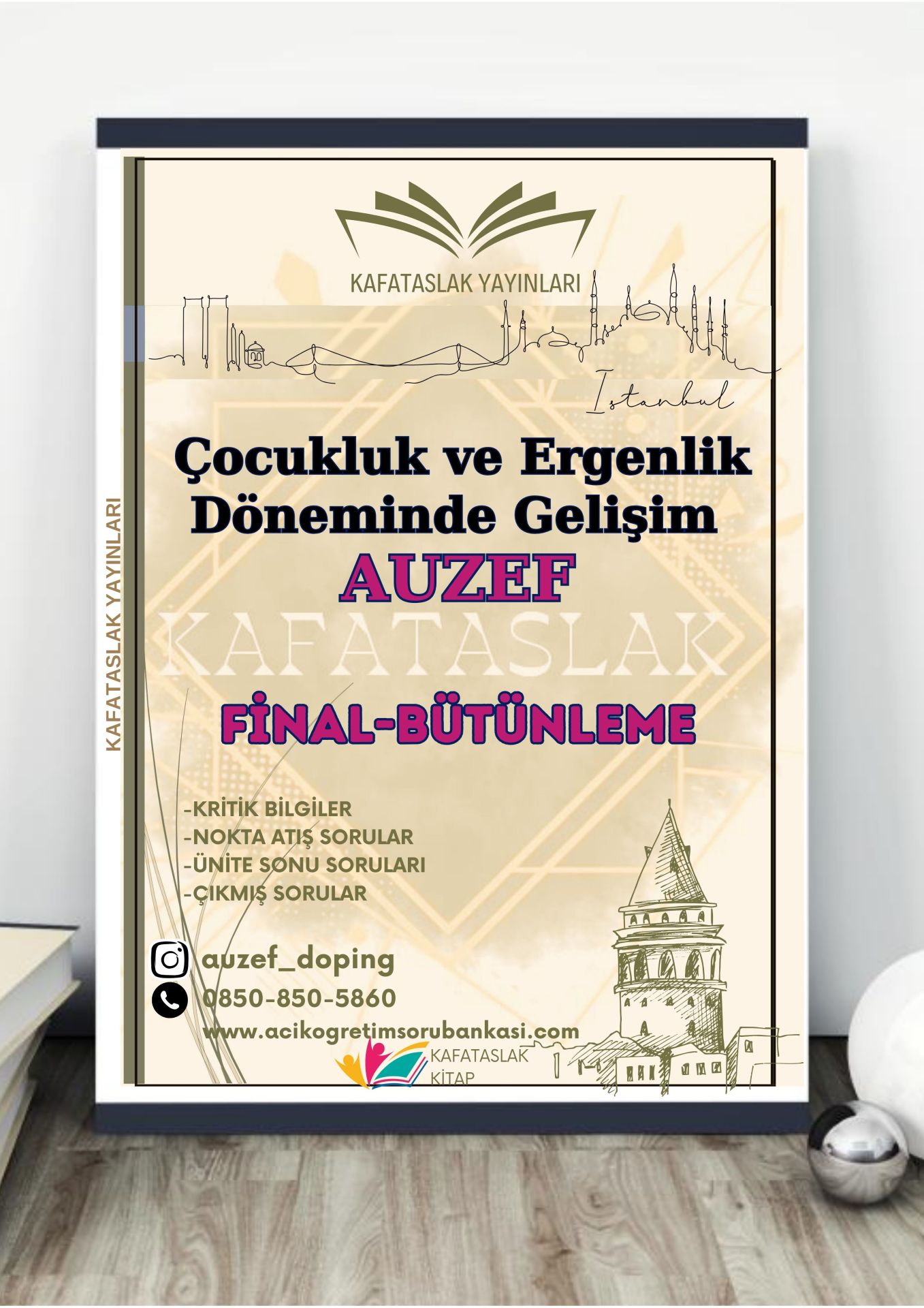 Çocukluk ve Ergenlik Döneminde Gelişim AUZEF İstanbul Üniversitesi Nokta Atışı Sorular Kafataslak Yayınları