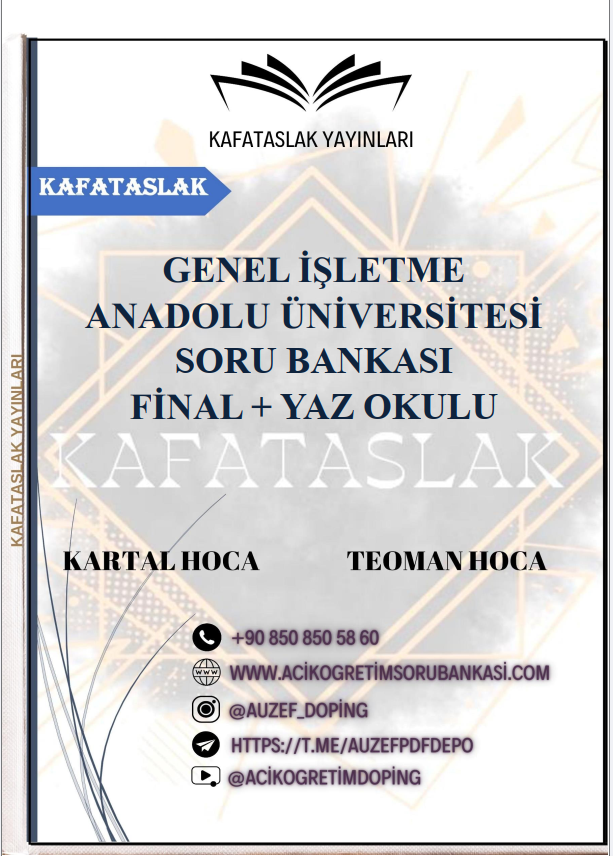 GENEL İŞLETME