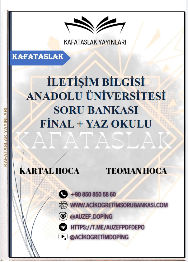İLETİŞİM BİLGİSİ
