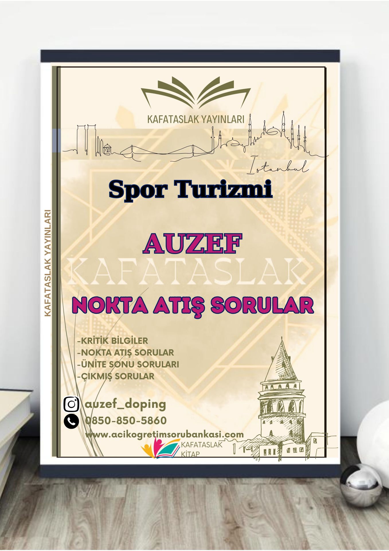 Spor Turizmi AUZEF İstanbul Üniversitesi Nokta Atışı Sorular Kafataslak Yayınları