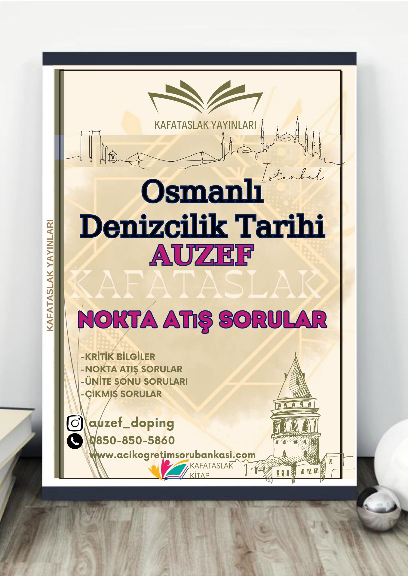 Osmanlı Denizcilik Tarihi AUZEF İstanbul Üniversitesi Nokta Atışı Sorular Kafataslak Yayınları