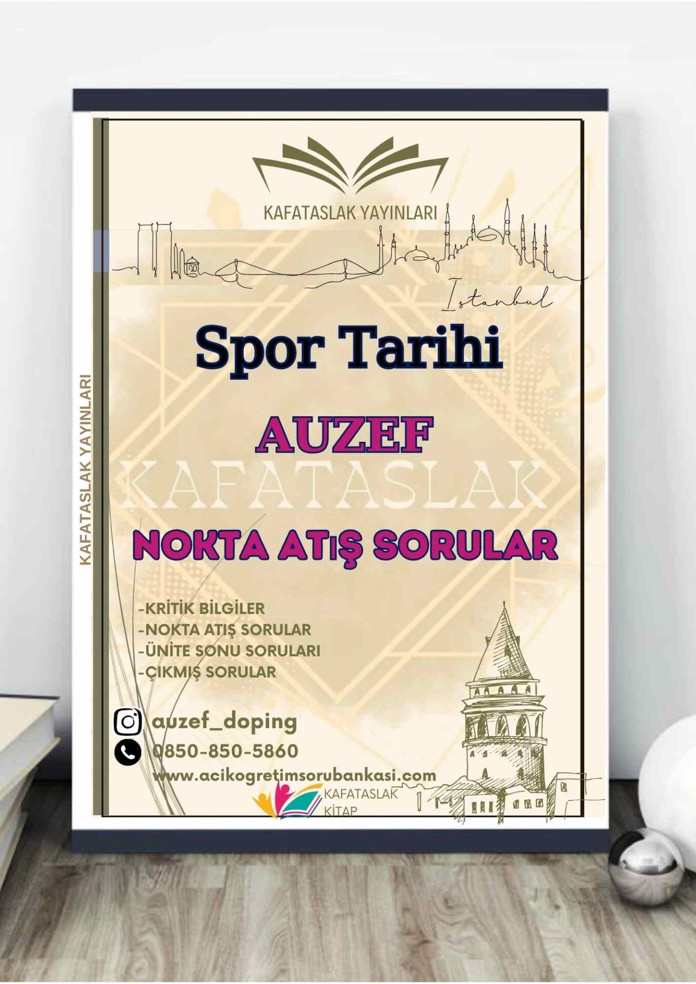 Spor Tarihi AUZEF İstanbul Üniversitesi Nokta Atışı Sorular Kafataslak Yayınları