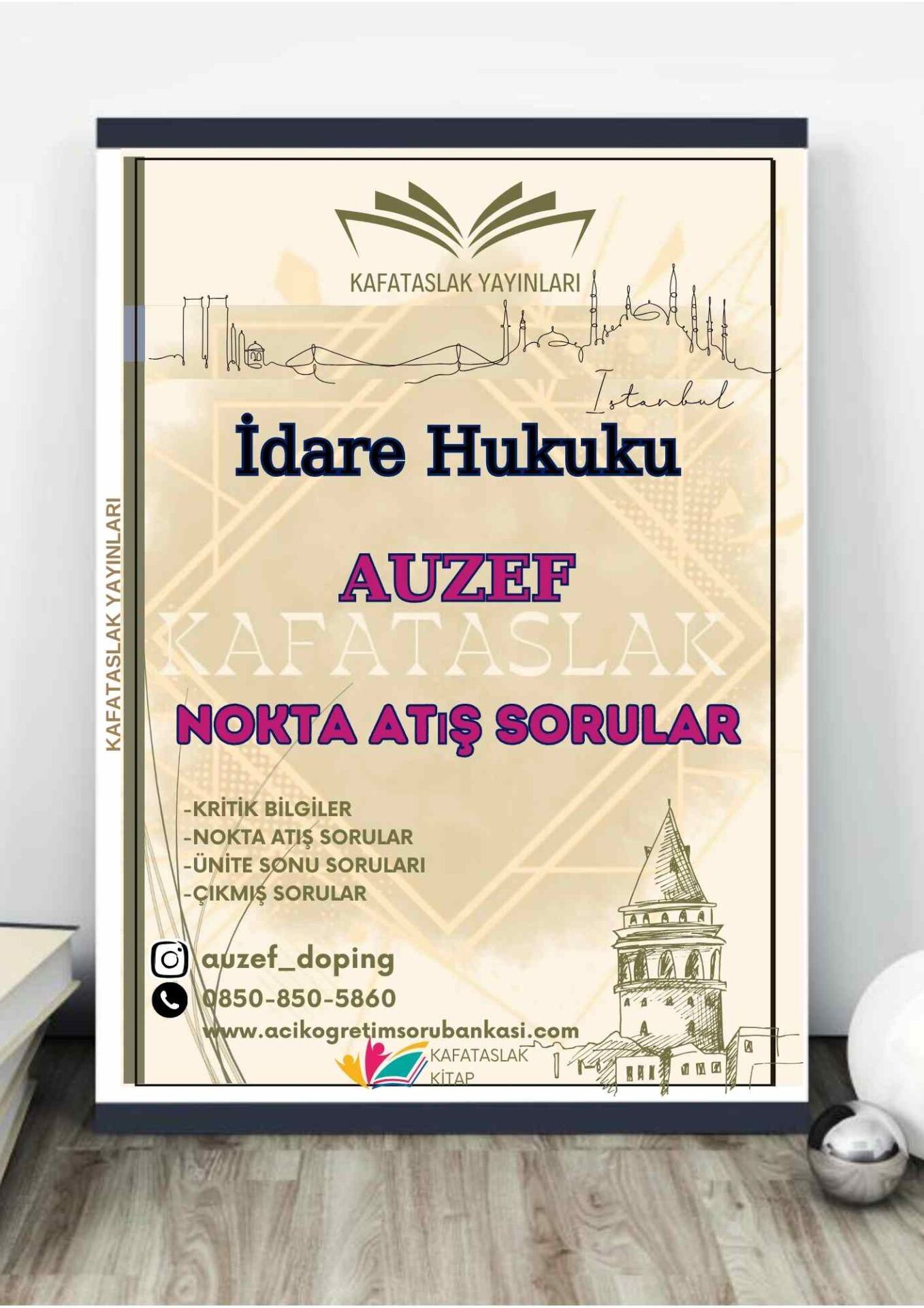 İdare Hukuku AUZEF İstanbul Üniversitesi Kafataslak Yayınları