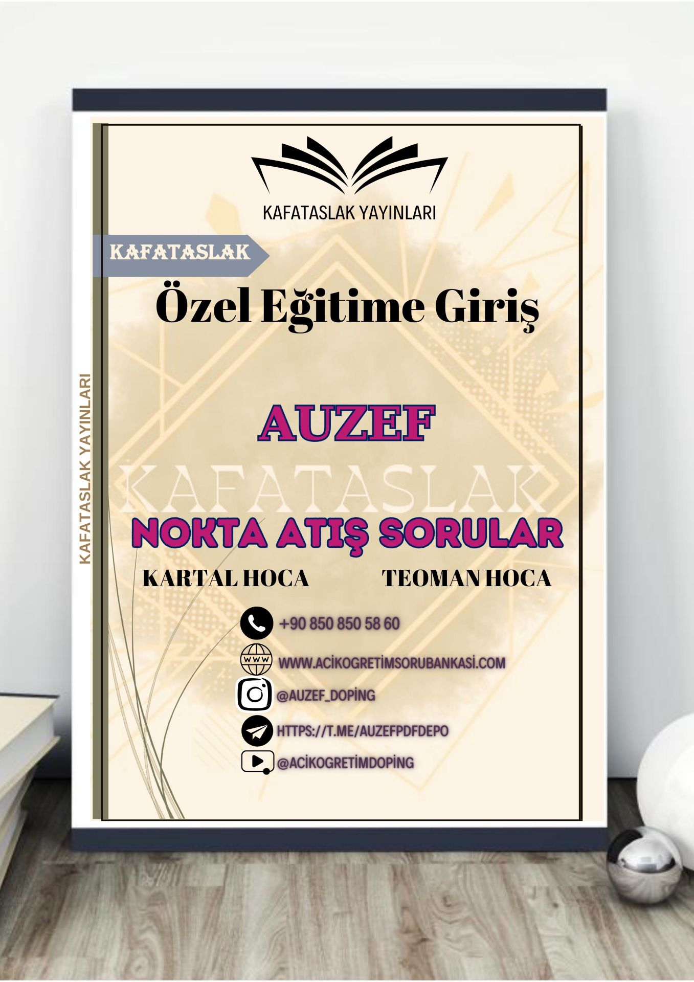 Özel Eğitime Giriş AUZEF İstanbul Üniversitesi Nokta Atışı Sorular Kafataslak Yayınları