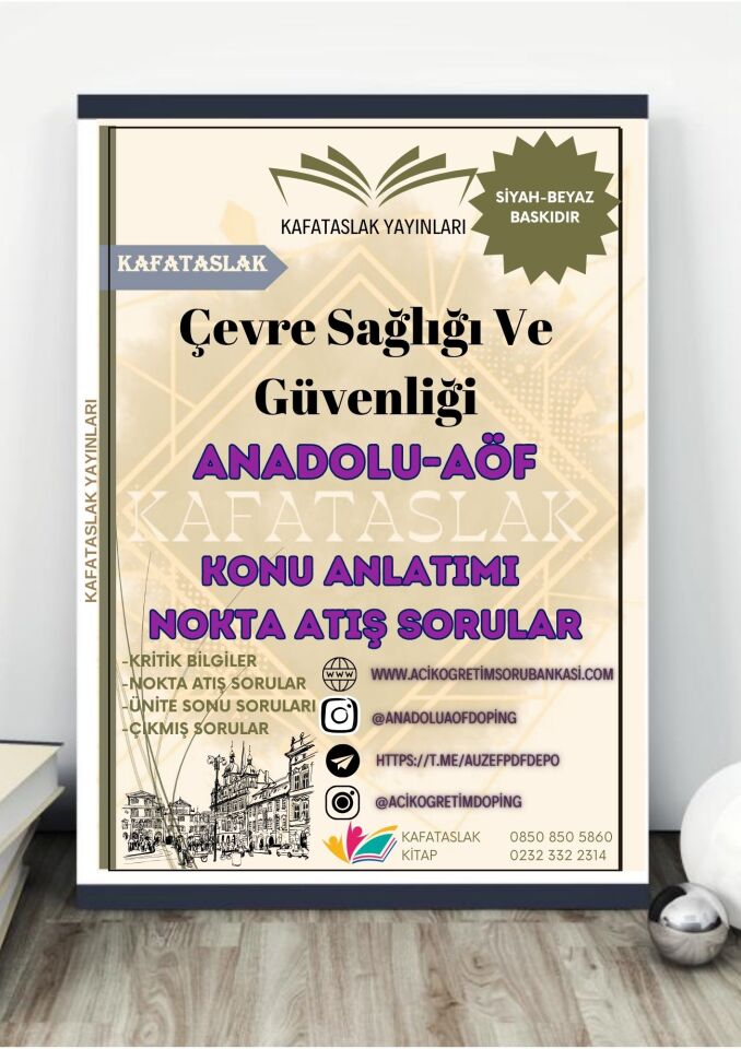 Çevre Sağlığı Ve Güvenliği ANADOLU AÖF