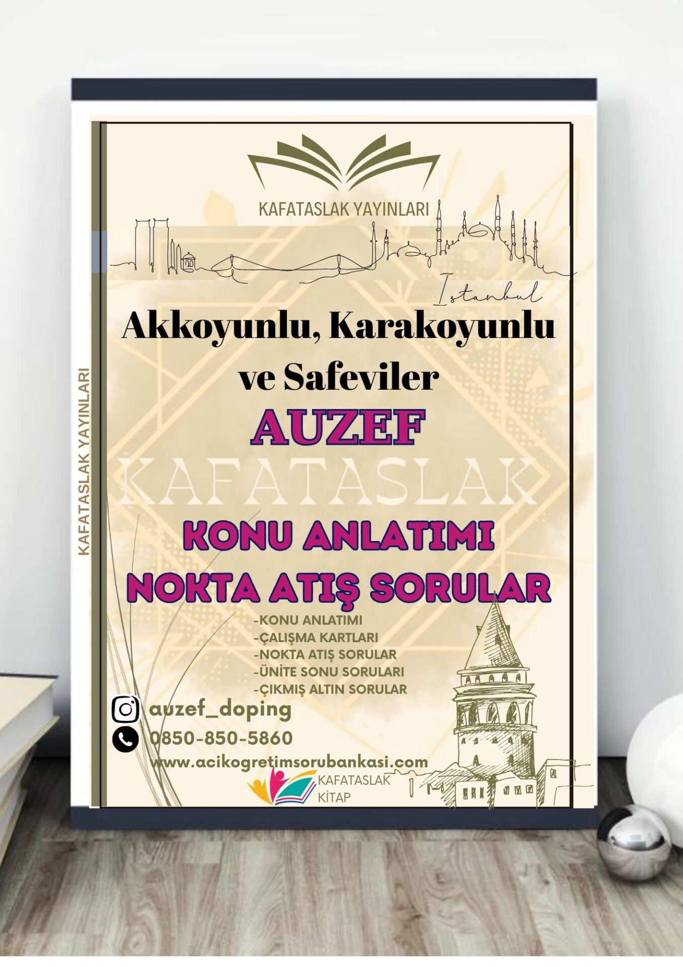 Akkoyunlu, Karakoyunlu ve Safeviler AUZEF Tarihi İstanbul Üniversitesi Nokta Atışı Sorular Kafataslak Yayınları