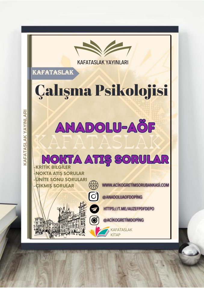 Çalışma Psikolojisi ANADOLU AÖF
