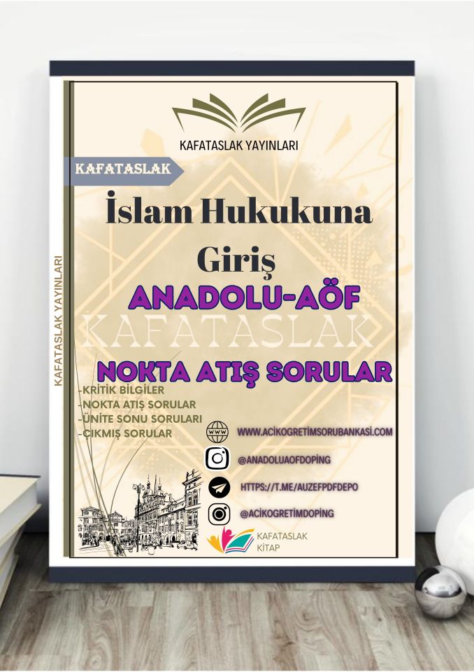 İslam Hukukuna Giriş ANADOLU AÖF