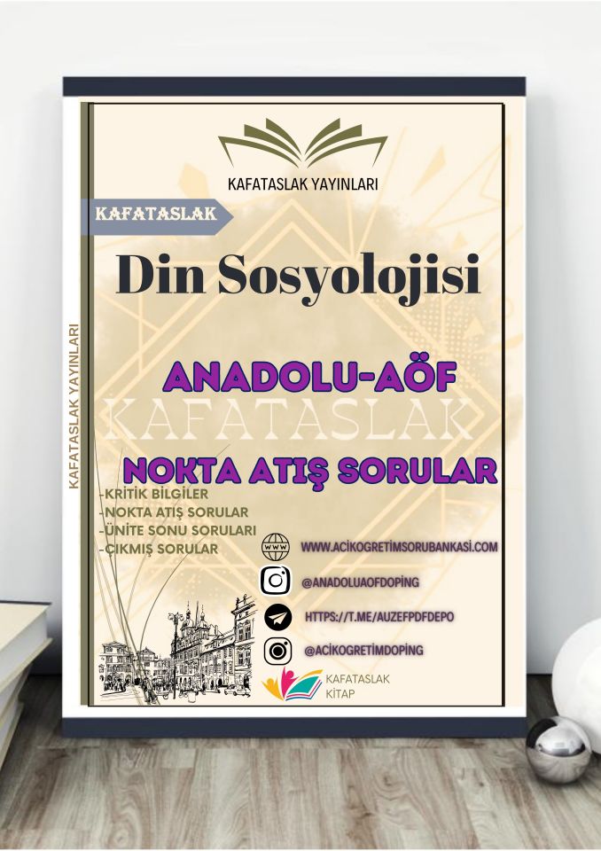 Din Sosyolojisi ANADOLU AÖF