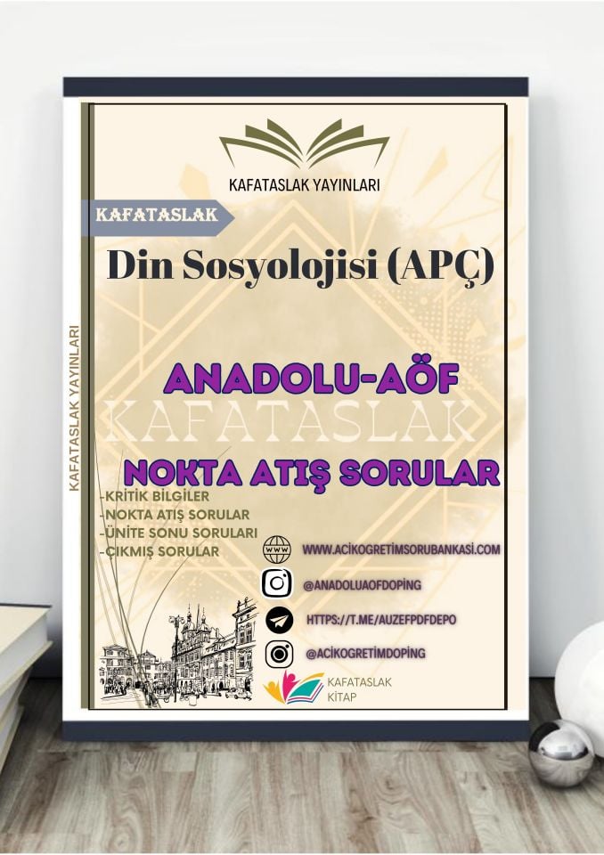 Din Sosyolojisi (APÇ) ANADOLU AÖF