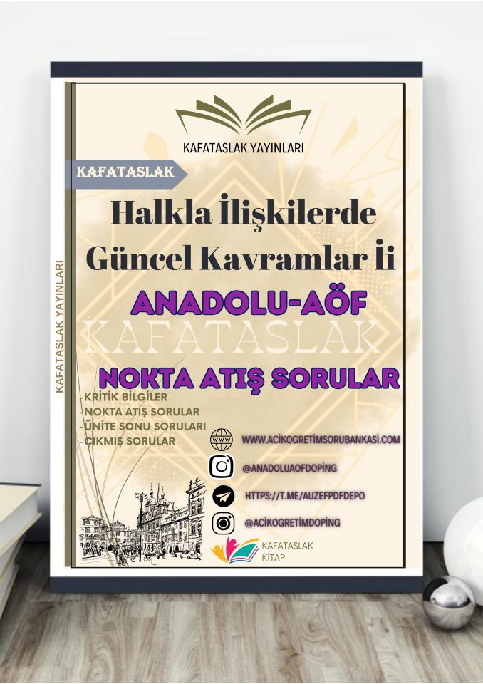 Halkla İlişkilerde Güncel Kavramlar İi ANADOLU AÖF
