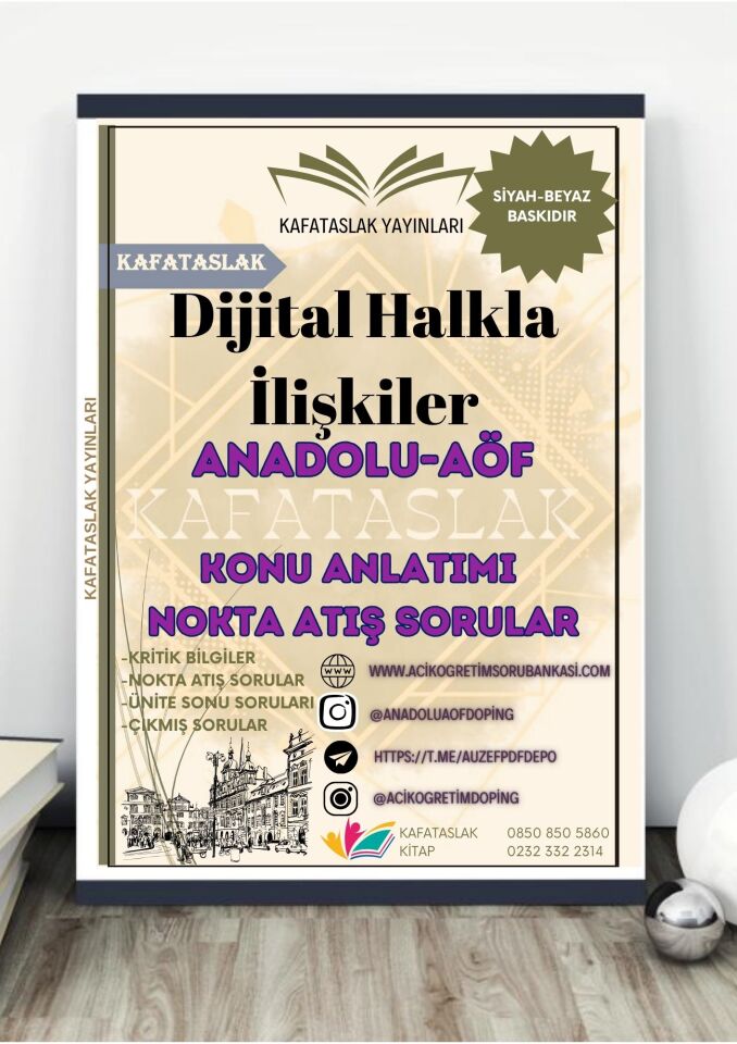 Dijital Halkla İlişkiler ANADOLU AÖF