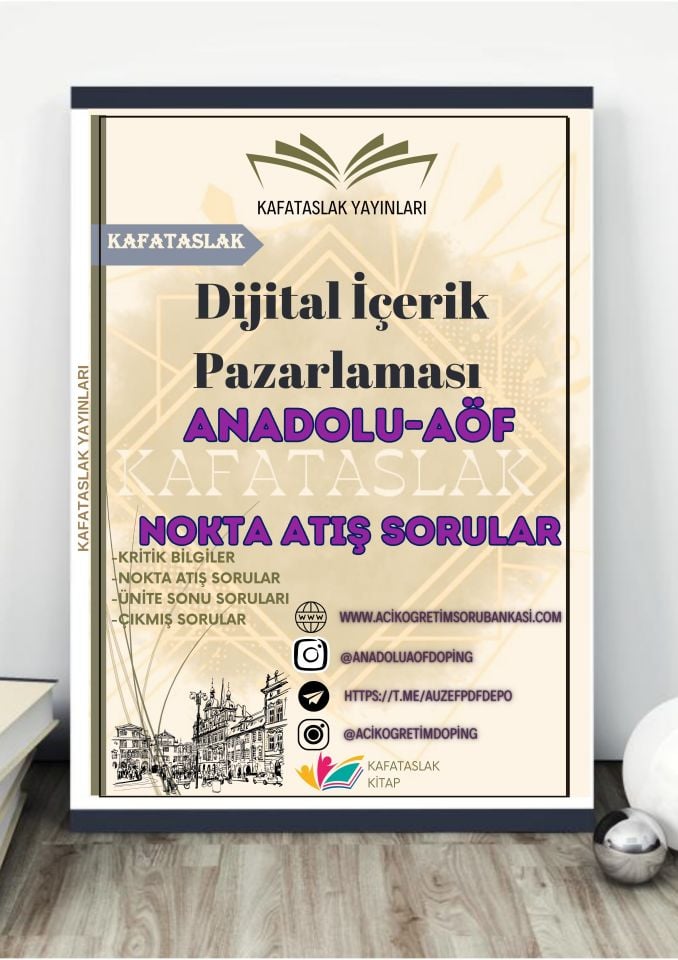 Dijital İçerik Pazarlaması ANADOLU AÖF