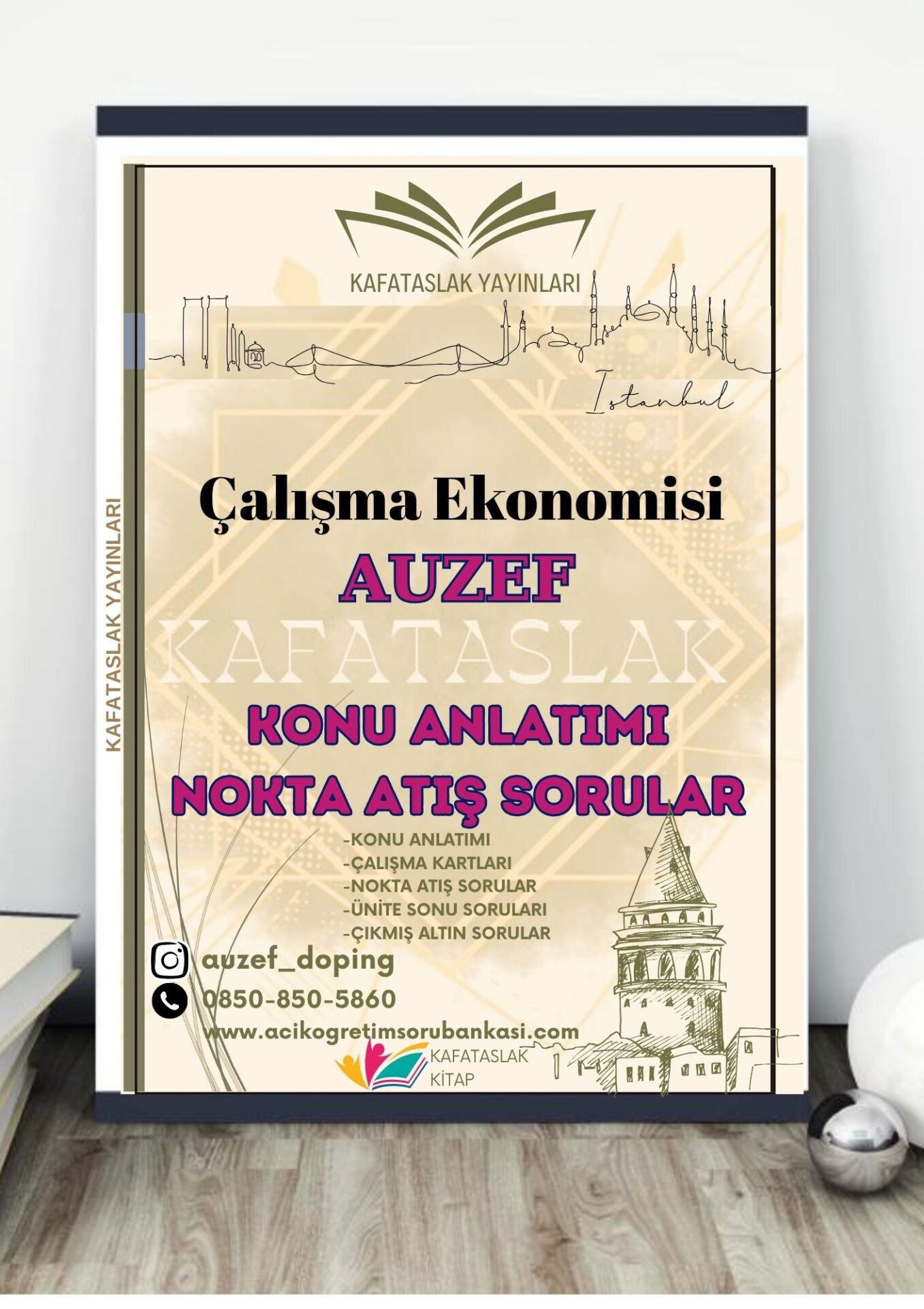 Çalışma Ekonomisi AUZEF İstanbul Üniversitesi Nokta Atışı Sorular Kafataslak Yayınları