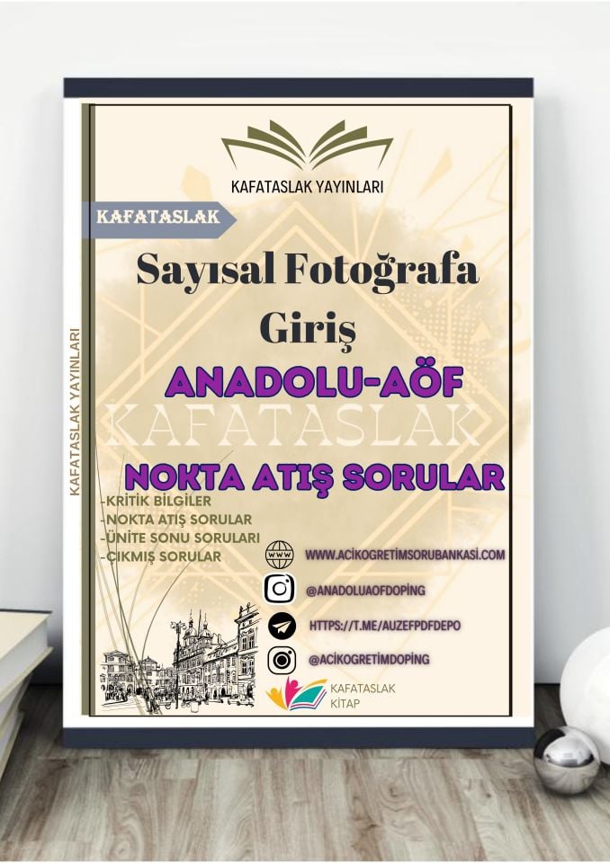 Sayısal Fotoğrafa Giriş ANADOLU AÖF