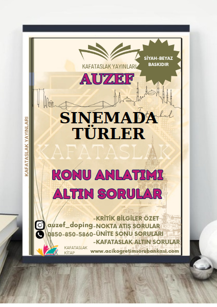 Sinemada Türler AUZEF İstanbul Üniversitesi (VİZE)