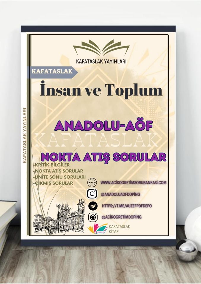 İnsan ve Toplum ANADOLU AÖF