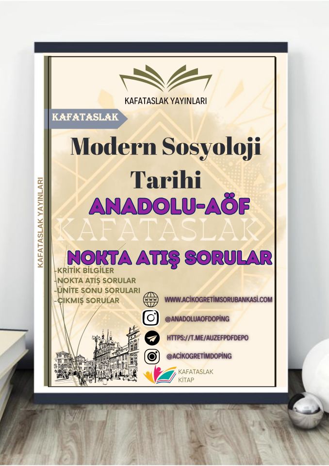 Modern Sosyoloji Tarihi ANADOLU AÖF