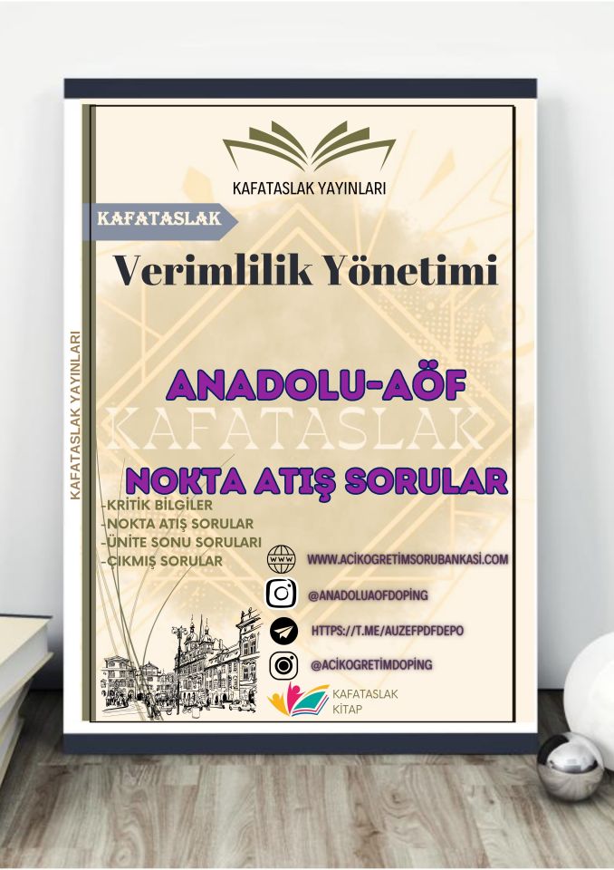 Verimlilik Yönetimi ANADOLU AÖF