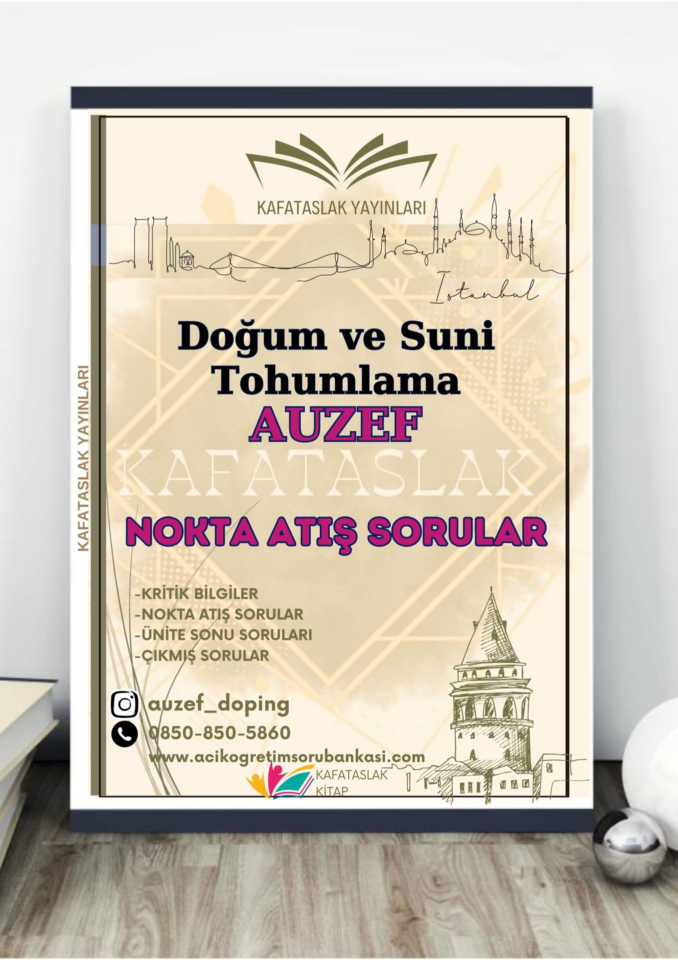 Doğum ve Suni Tohumlama AUZEF İstanbul Üniversitesi Nokta Atışı Sorular Kafataslak Yayınları