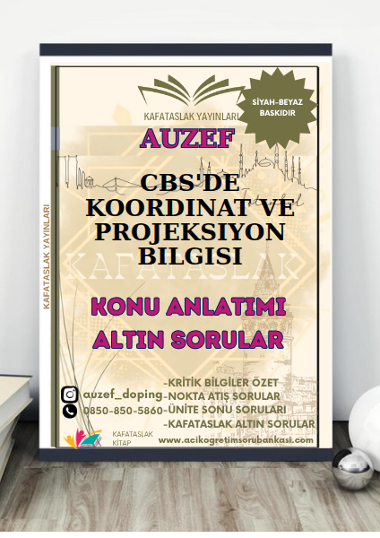 CBS'de Koordinat ve Projeksiyon Bilgisi AUZEF İstanbul Üniversitesi (VİZE)