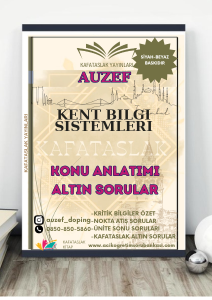 Kent Bilgi Sistemleri AUZEF İstanbul Üniversitesi (VİZE)