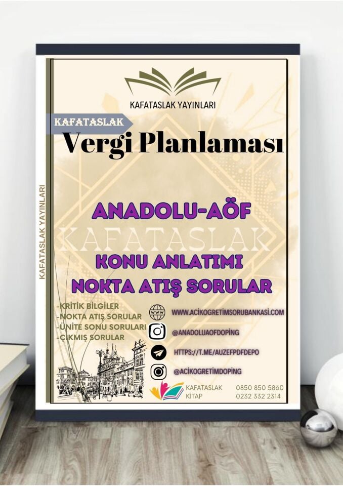 Vergi Planlaması ANADOLU AÖF