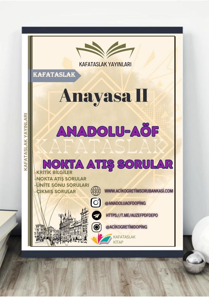 Anayasa II ANADOLU AÖF