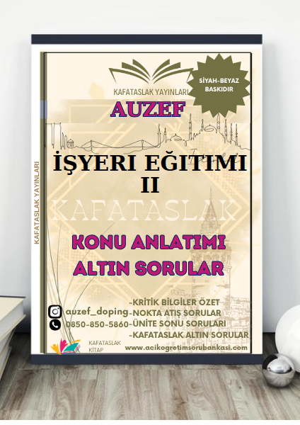 İşyeri Eğitimi II AUZEF İstanbul Üniversitesi (VİZE)
