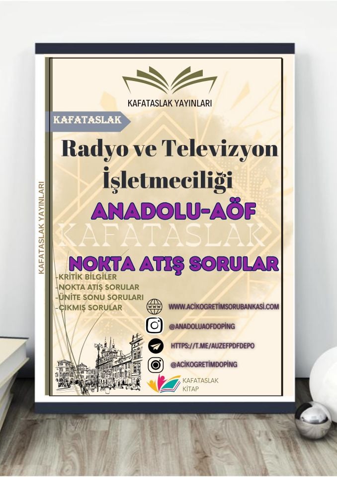 Radyo ve Televizyon İşletmeciliği ANADOLU AÖF