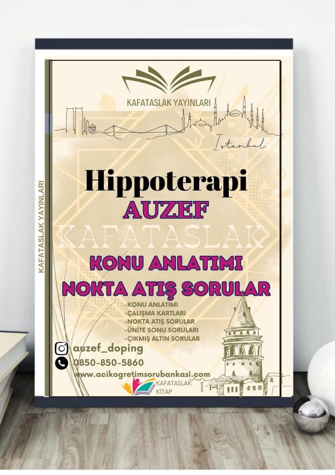 Hippoterapi AUZEF İstanbul Üniversitesi Nokta Atışı Sorular Kafataslak Yayınları