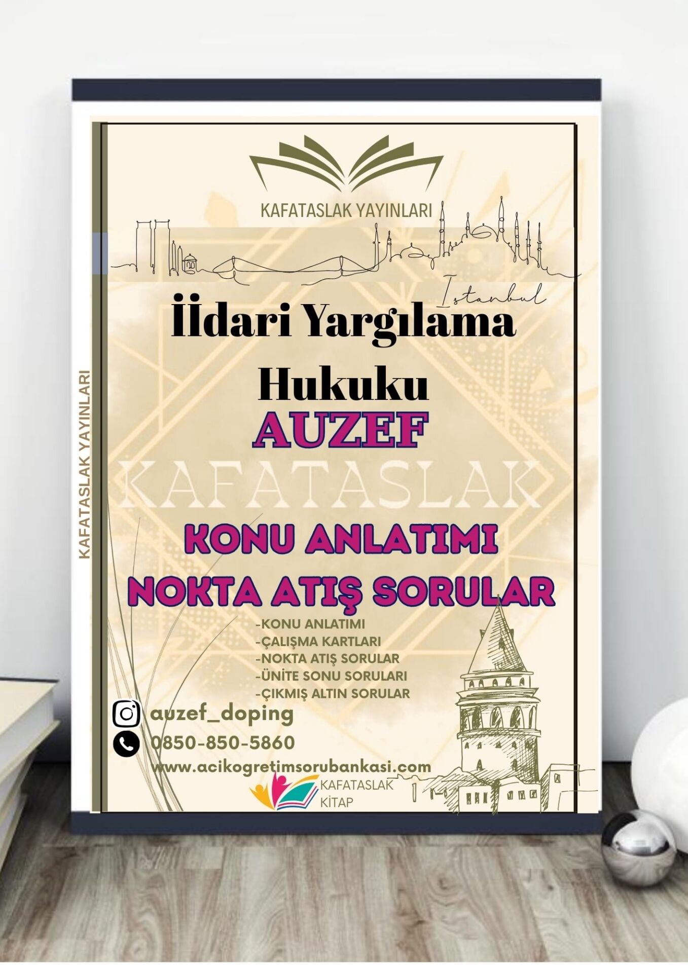 İdari Yargılama Hukuku AUZEF İstanbul Üniversitesi Nokta Atışı Sorular Kafataslak Yayınları