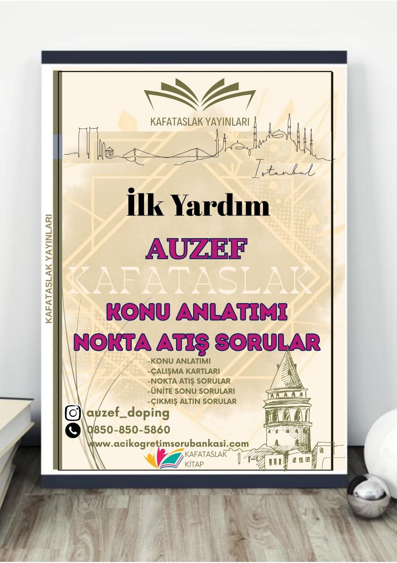 İlk Yardım AUZEF İstanbul Üniversitesi Nokta Atışı Sorular Kafataslak Yayınları