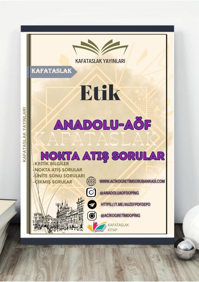 Etik ANADOLU AÖF