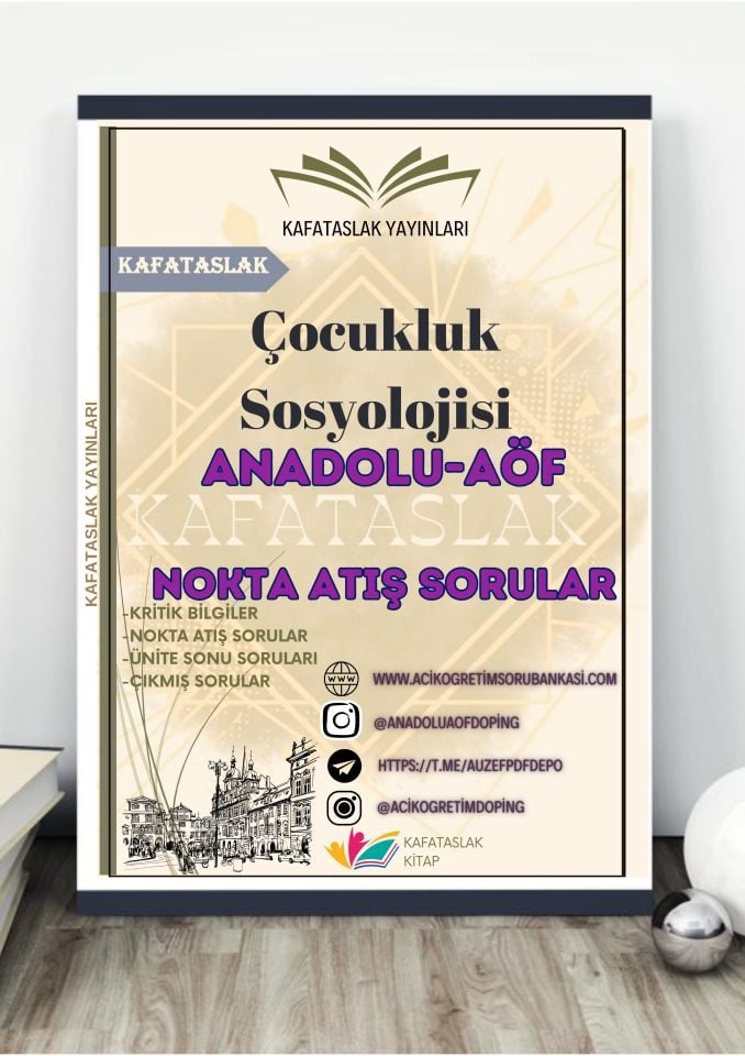 Çocukluk Sosyolojisi ANADOLU AÖF