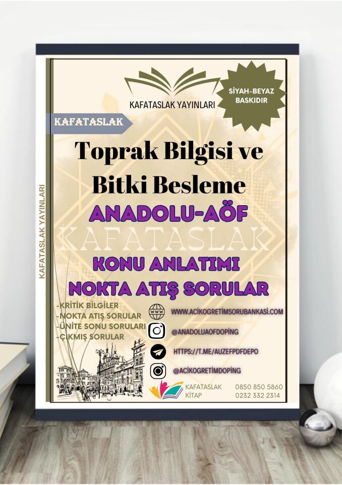Toprak Bilgisi ve Bitki Besleme ANADOLU AÖF