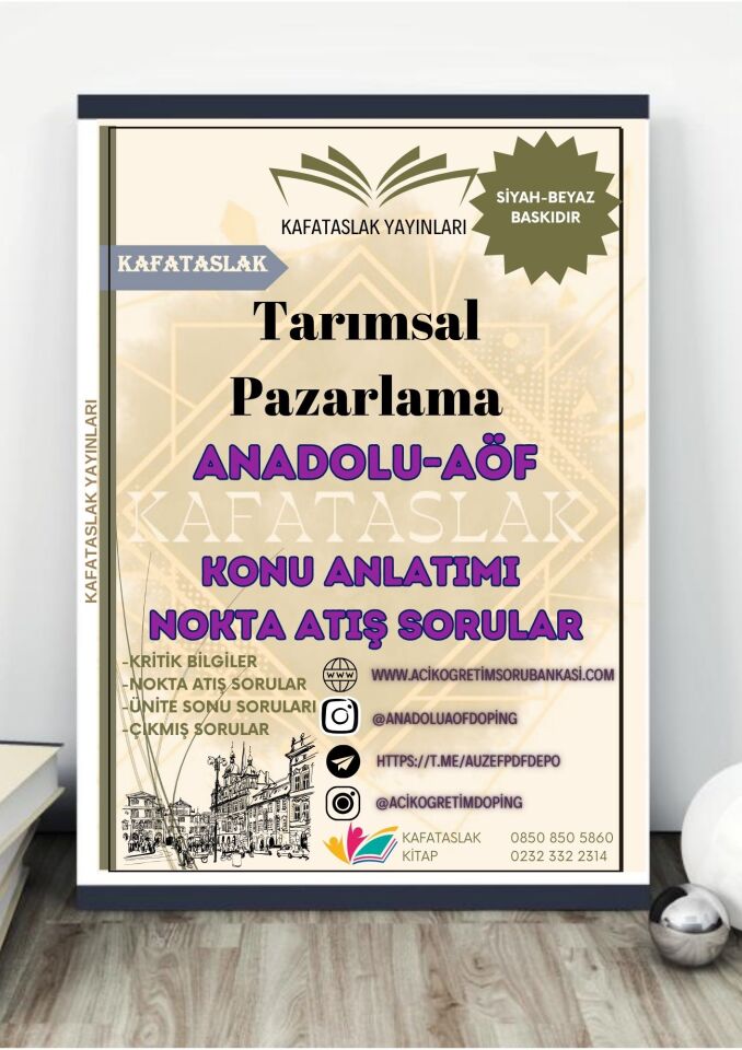 Tarımsal Pazarlama ANADOLU AÖF