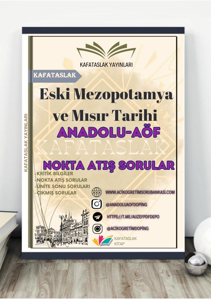 Eski Mezopotamya ve Mısır Tarihi ANADOLU AÖF
