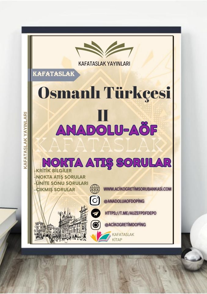 Osmanlı Türkçesi II ANADOLU AÖF