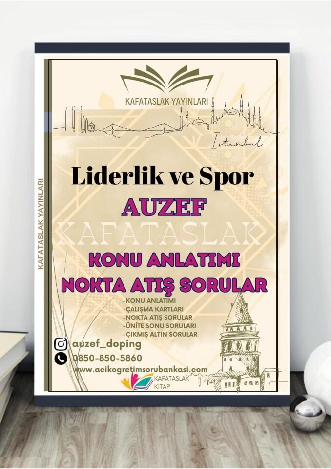 Liderlik ve Spor AUZEF İstanbul Üniversitesi Nokta Atışı Sorular Kafataslak Yayınları