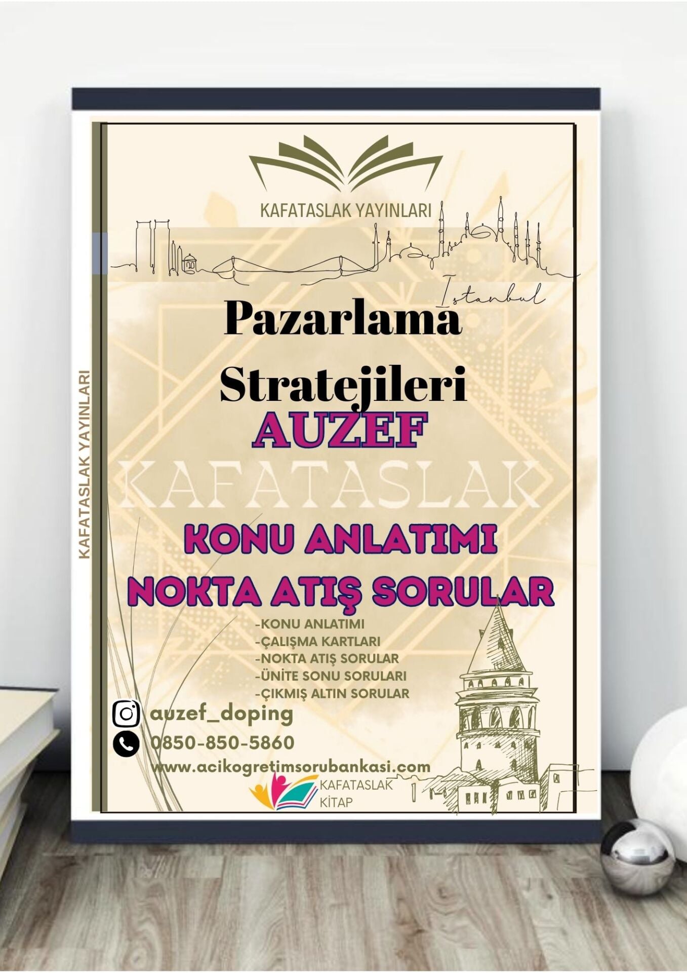 Pazarlama Stratejileri AUZEF İstanbul Üniversitesi Nokta Atışı Sorular Kafataslak Yayınları