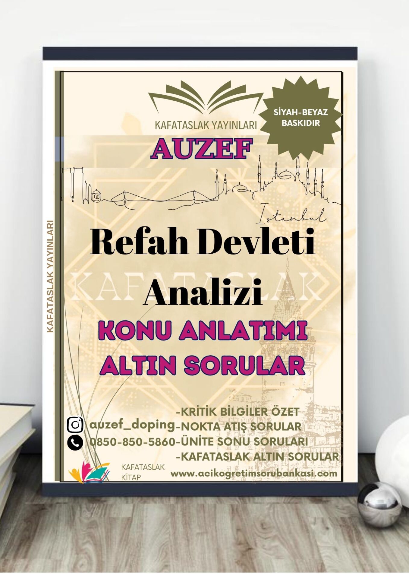Refah Devleti Analizi AUZEF İstanbul Üniversitesi Nokta Atışı Sorular Kafataslak Yayınları