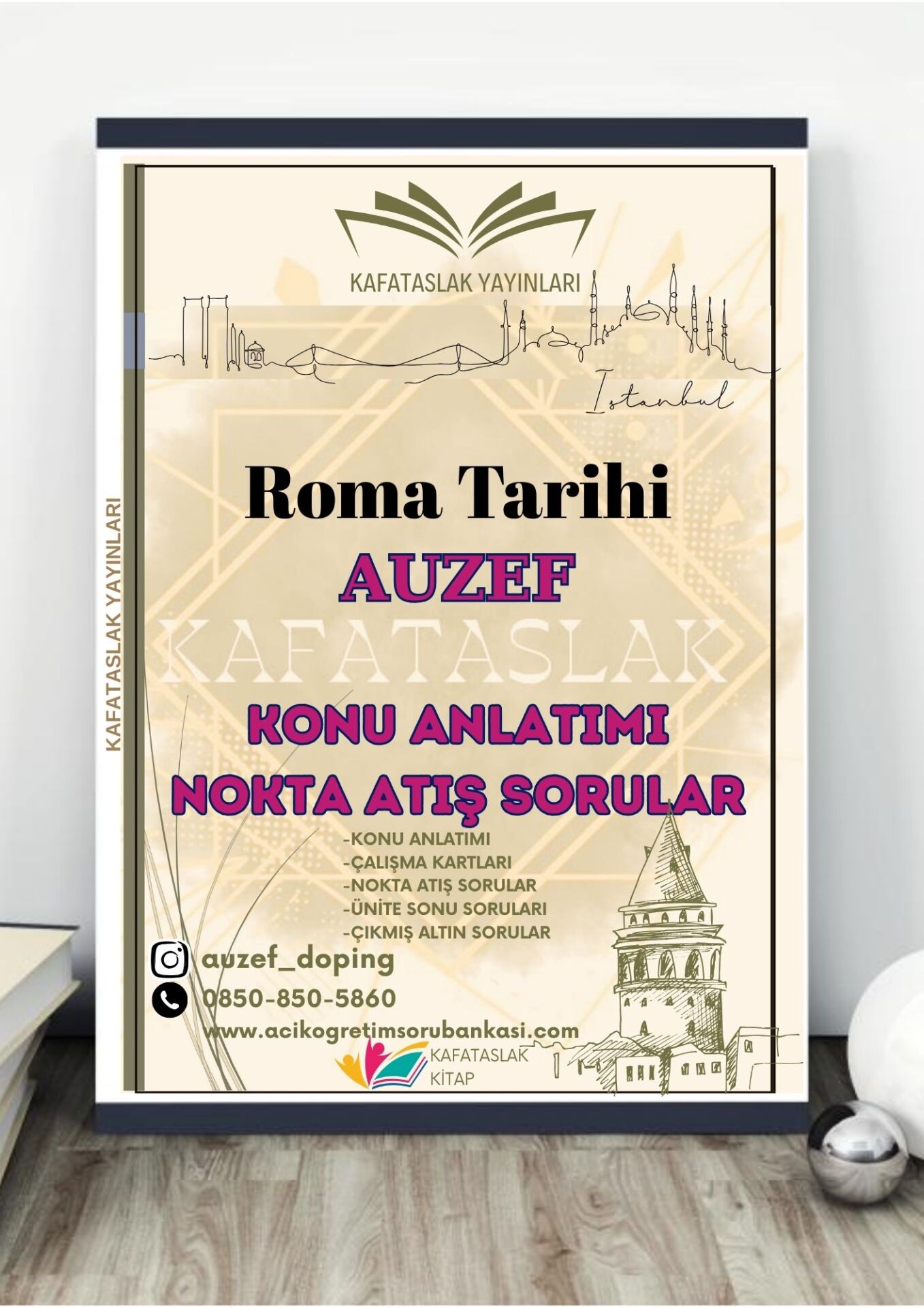 Roma Tarihi AUZEF İstanbul Üniversitesi Nokta Atışı Sorular Kafataslak Yayınları