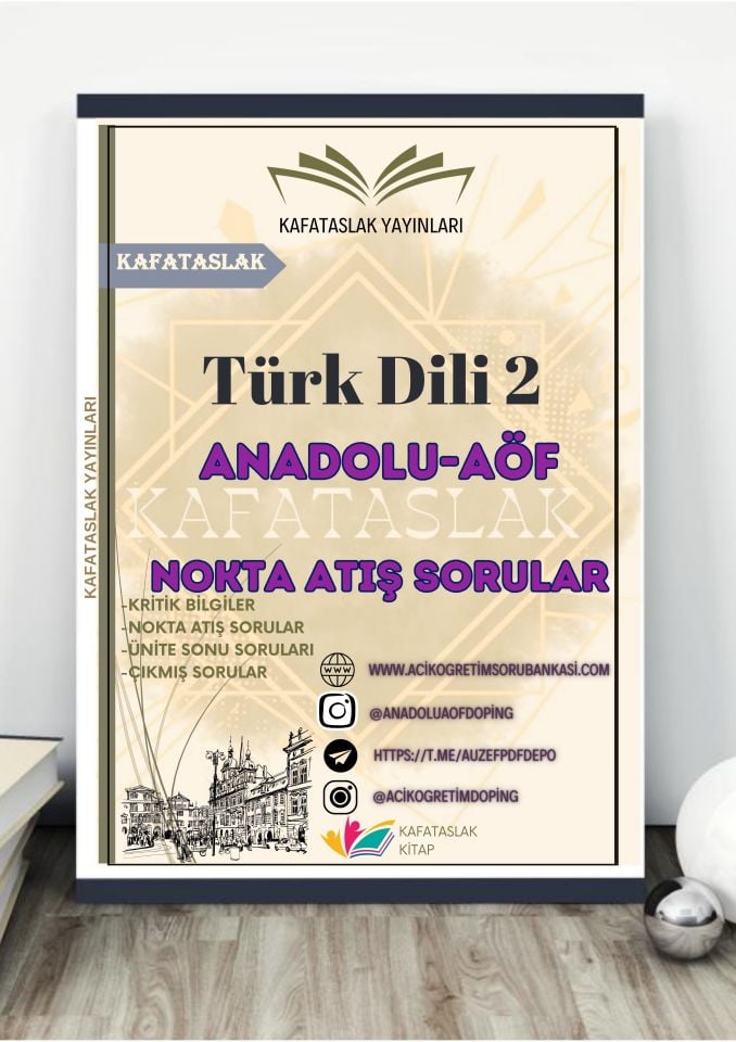 Türk Dili 2 ANADOLU AÖF