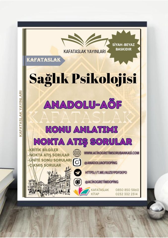 Sağlık Psikolojisi ANADOLU AÖF