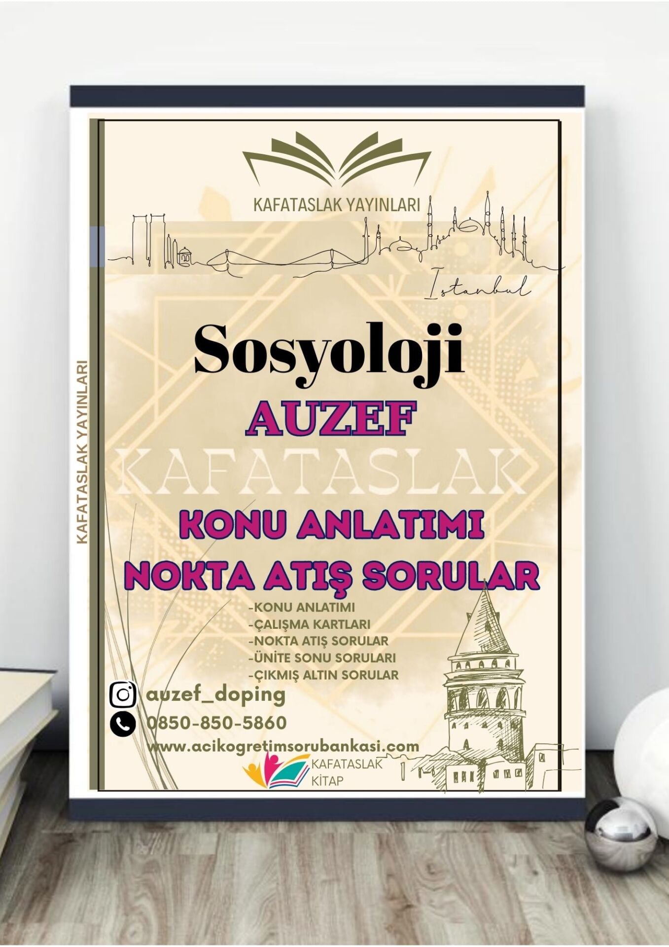 Sosyoloji AUZEF İstanbul Üniversitesi Nokta Atışı Sorular Kafataslak Yayınları