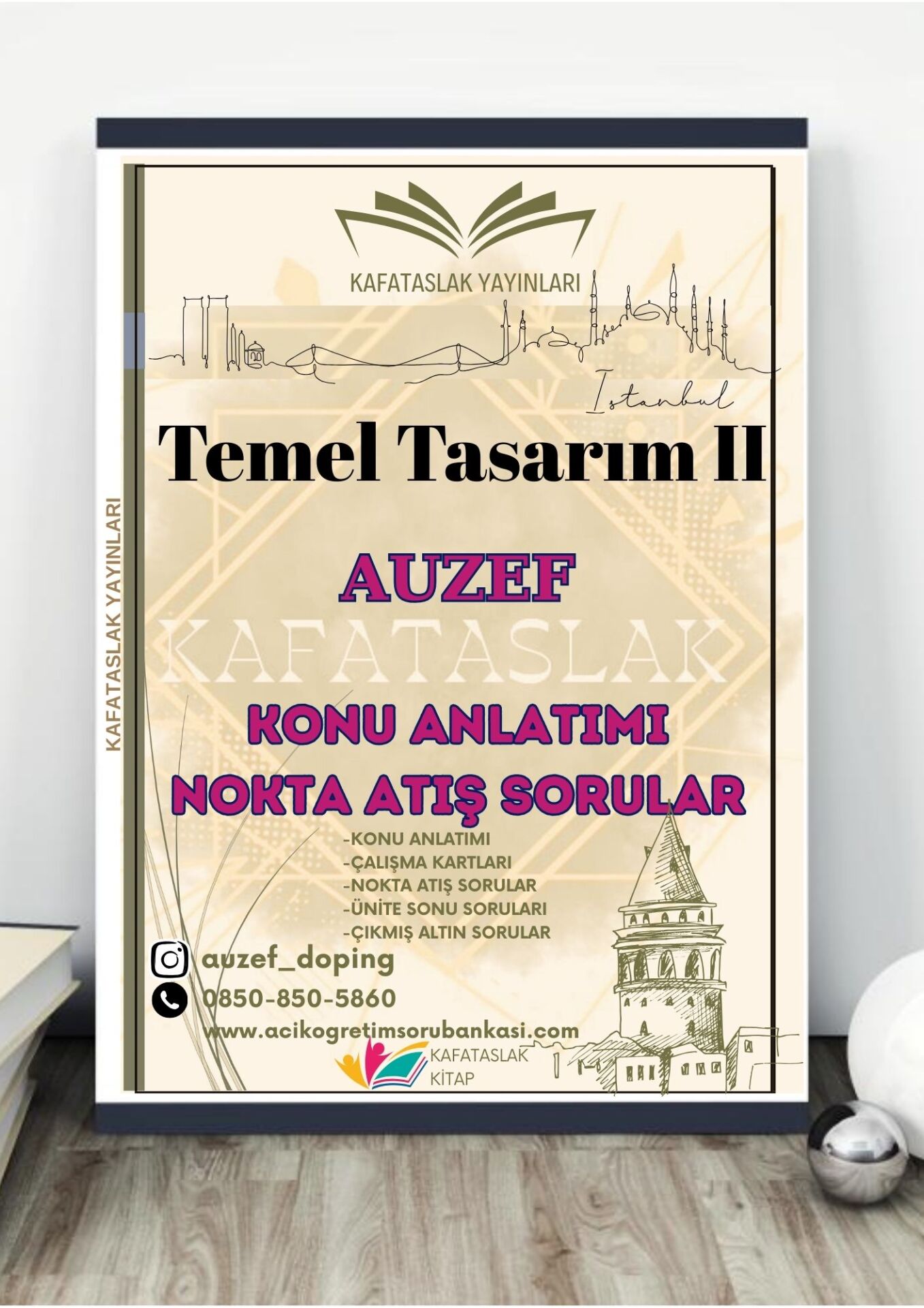 Temel Tasarım II AUZEF İstanbul Üniversitesi Nokta Atışı Sorular Kafataslak Yayınları