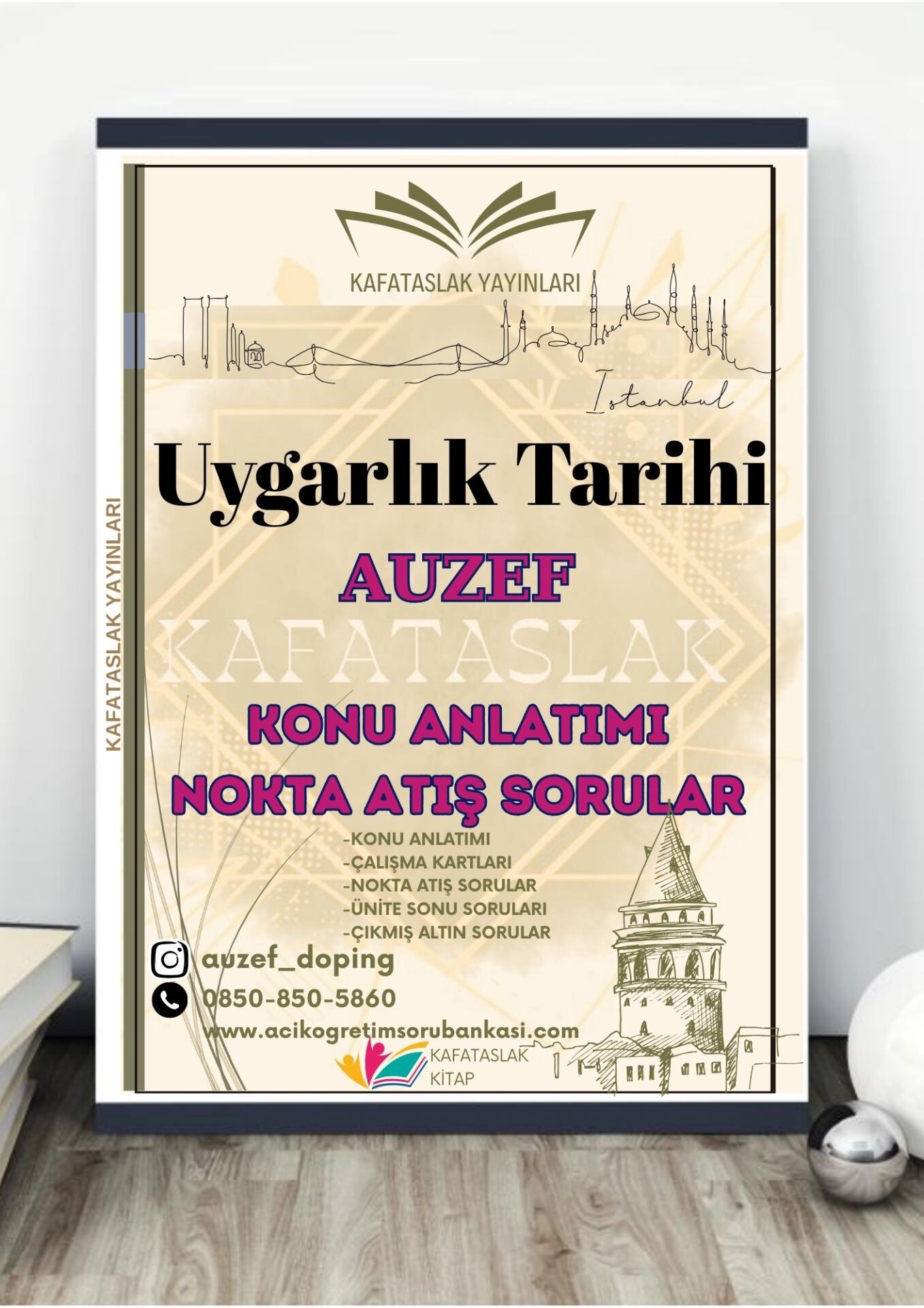 Uygarlık Tarihi AUZEF İstanbul Üniversitesi Nokta Atışı Sorular Kafataslak Yayınları