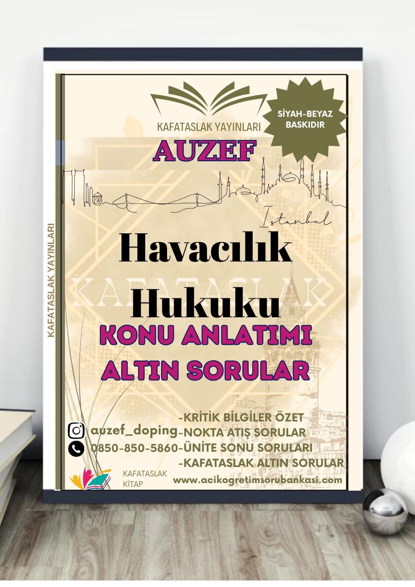 Havacılık Hukuku AUZEF İstanbul Üniversitesi Nokta Atışı Sorular Kafataslak Yayınları