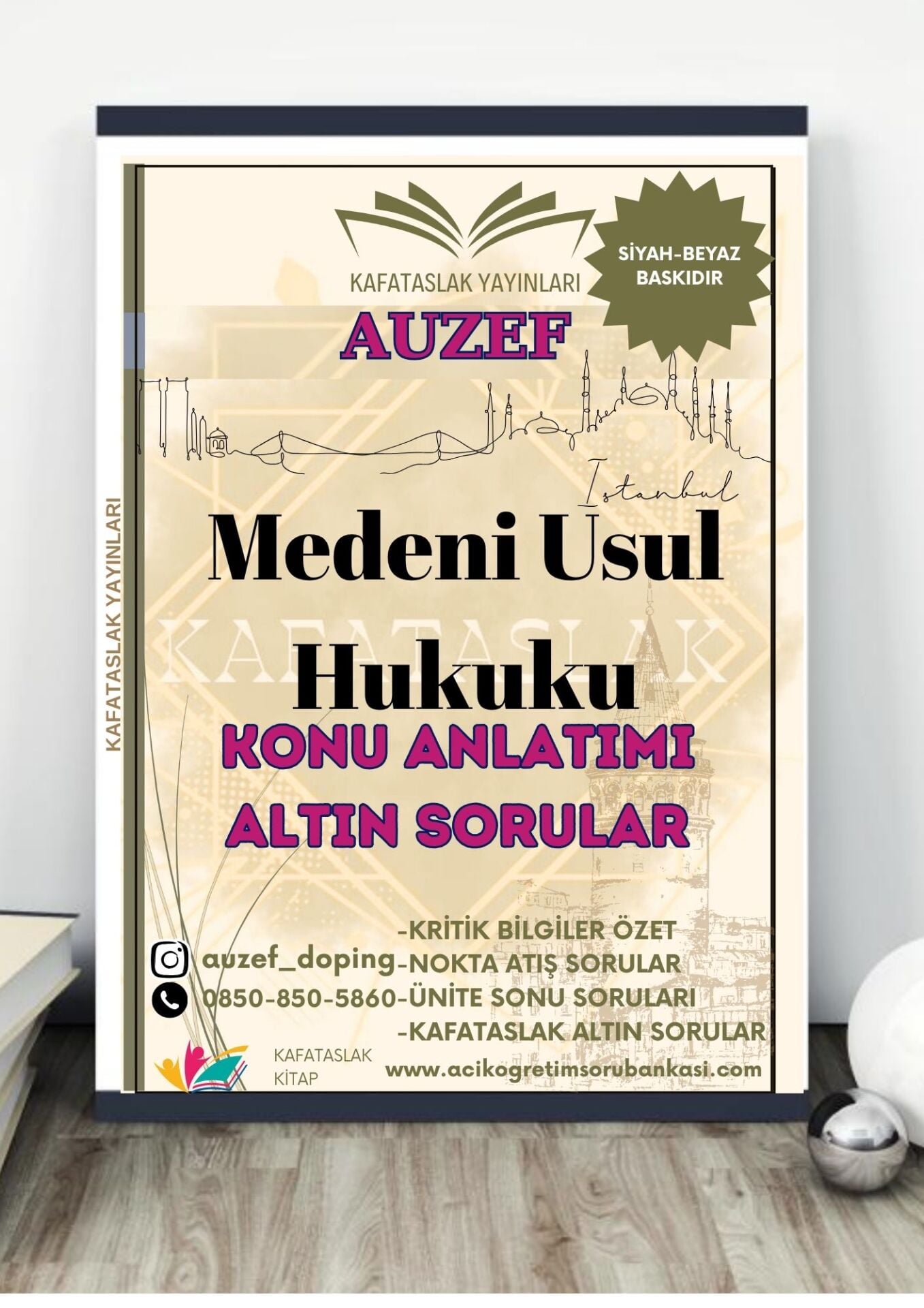 Medeni Usul Hukuku AUZEF İstanbul Üniversitesi Kafataslak Yayınları